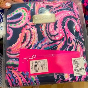 Nib Lilly Pulitzer high tide navy packable tote